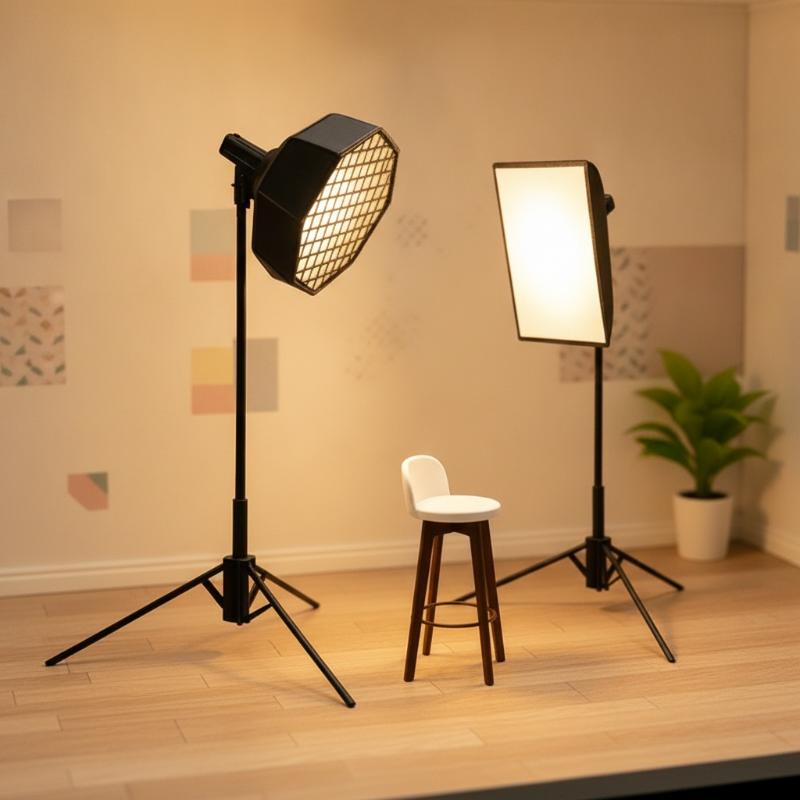 Photography Lighting Layout - {H} Mini Softbox de Luz para