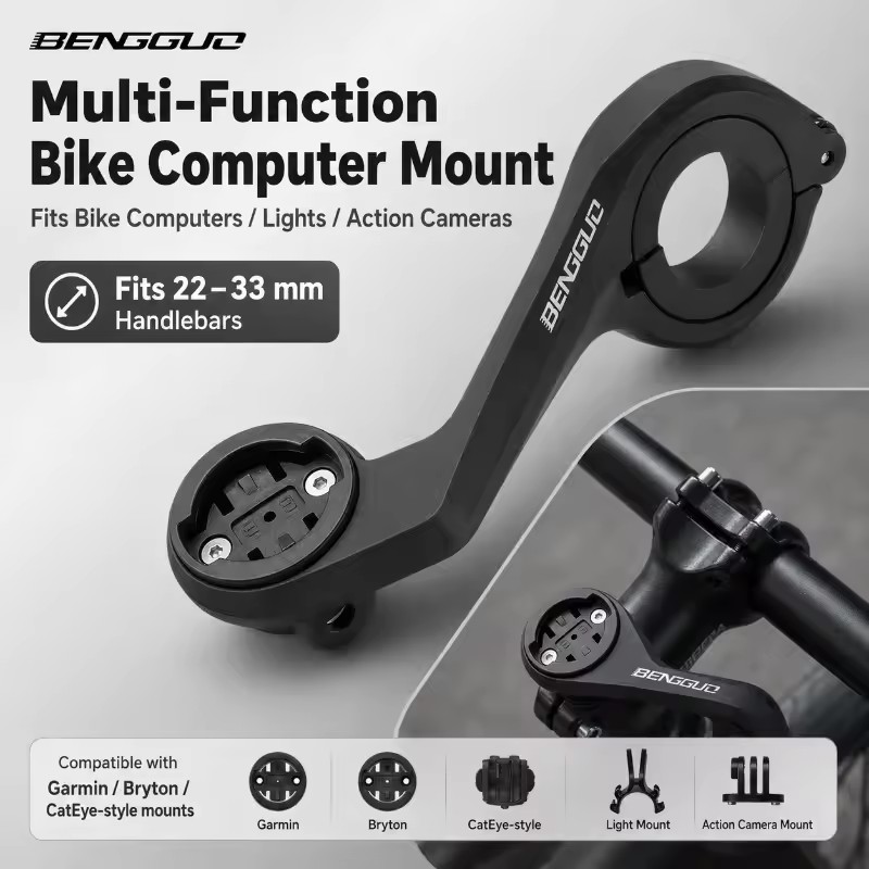 Photography Lighting Devices - Suporte Extensor para Computador de Bicicleta