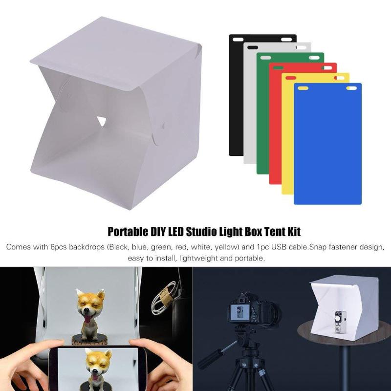 【C】Caixa de Luz LED Portátil p - Photography Lighting Case avaliação e preço