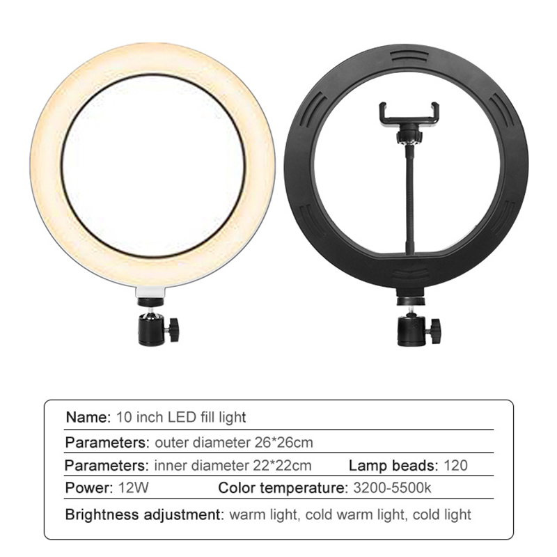 Anel luminoso led para câmera  - Photography Lighting Stick avaliação e preço