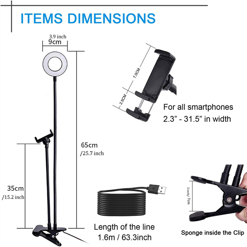 Suporte universal flexível par - Photography Lighting Stick avaliação e preço
