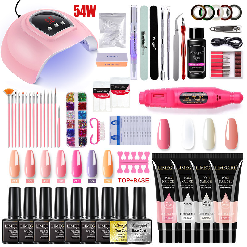 Kit de extensão de unhas esmal - Photography Lighting Gels avaliação e preço
