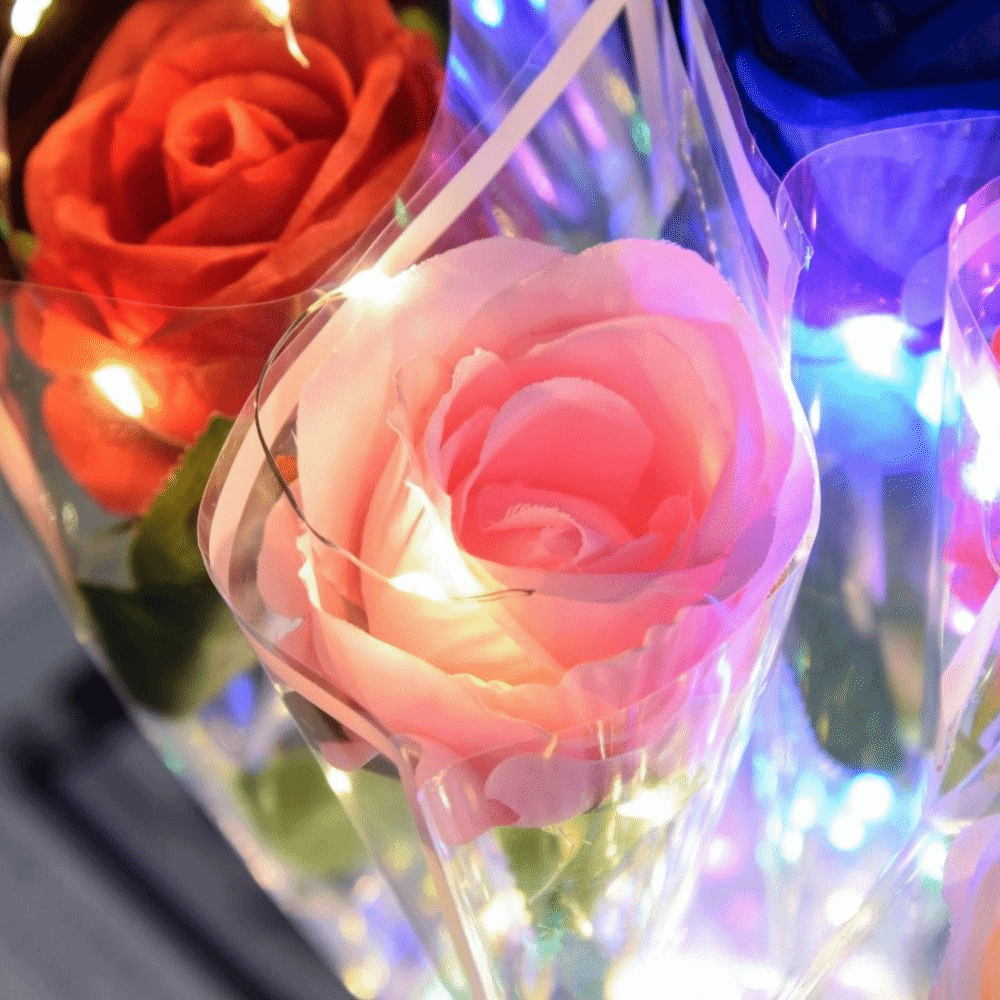 Flores de Rosa Artificiais Ilu - Photography Lighting Home avaliação e preço