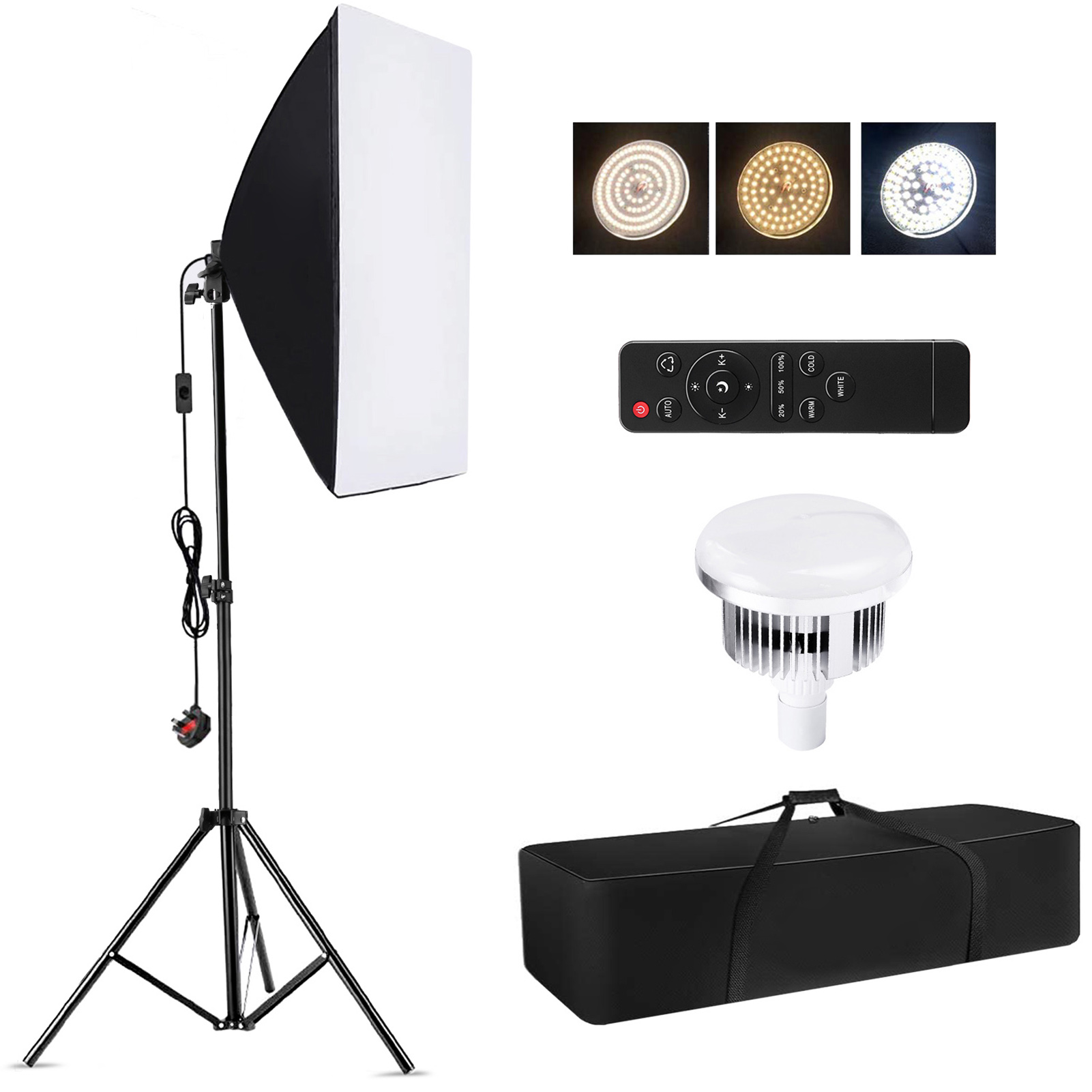 Kit de Iluminação para Estúdio - Photography Lighting Softbox avaliação e preço