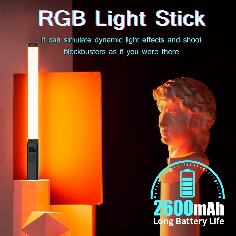 Tubo de varinha RGB portátil,  - Photography Lighting Stick avaliação e preço