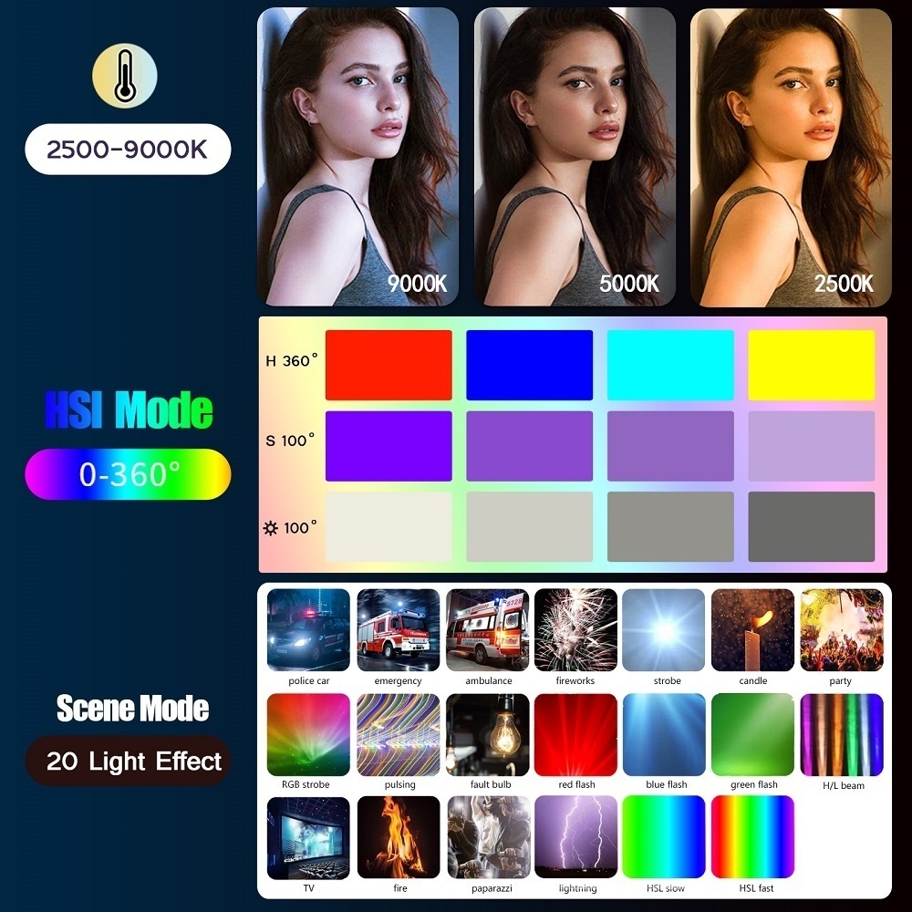 Tubo de varinha RGB portátil,  - Photography Lighting Stick avaliação e preço