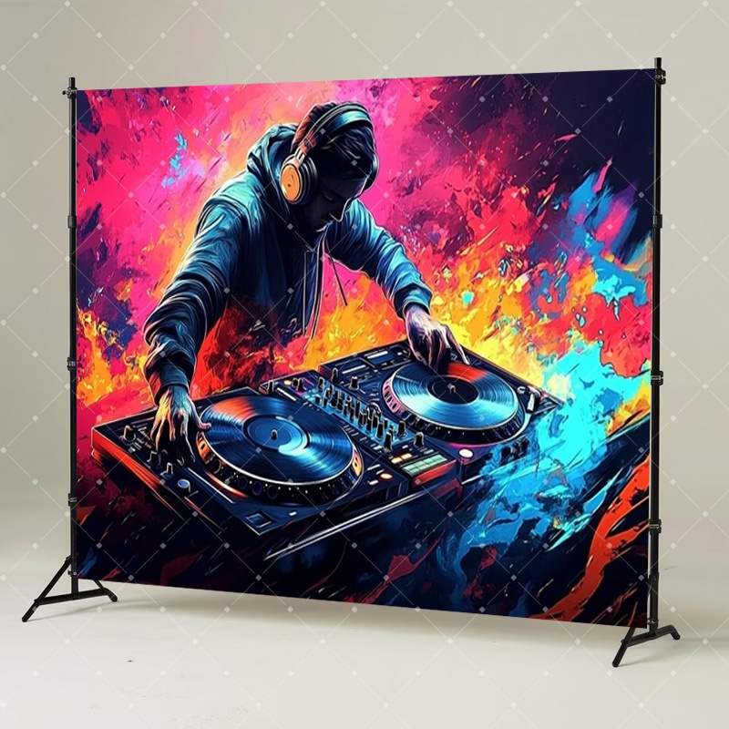 Decoração de Festa Hip Hop com - Photography Lighting And Backdrop avaliação e preço