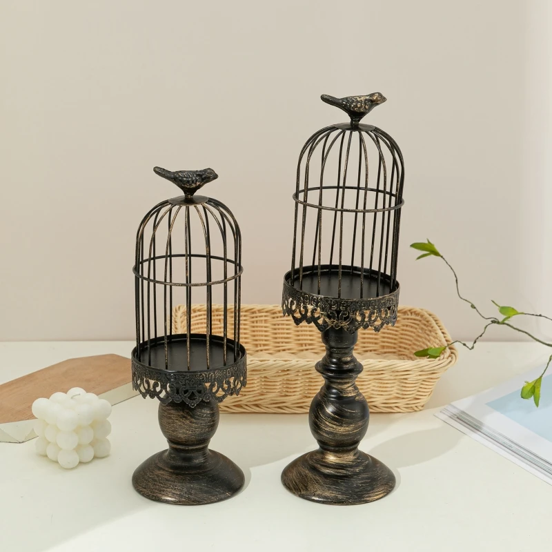 Castiçal de gaiola vintage esc - Photography Lighting Home avaliação e preço